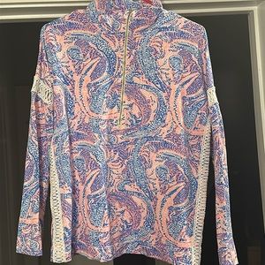LILLY PULITZER  Jonah Popover Top  Size XSMALL